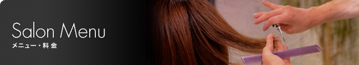 Salon Menu サロンメニュー｜長野市の美容室 ami.amie